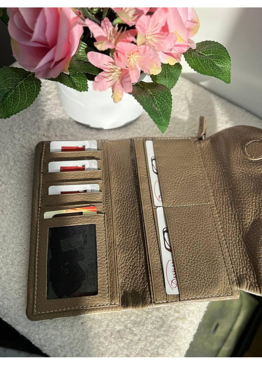 Гаманець жіночий Натуральна шкіра зміїний принт (964-755) Desisan (372474884)