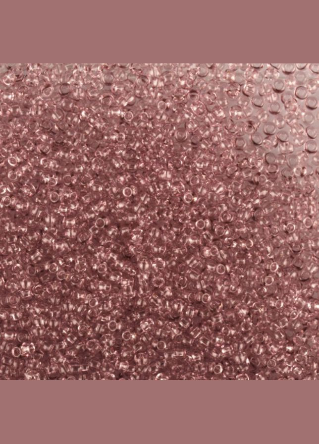 Бісер чеський Preciosa 01113, кристалічний прозорий, коричнево-рожевий (10 г) No Brand (340485453)