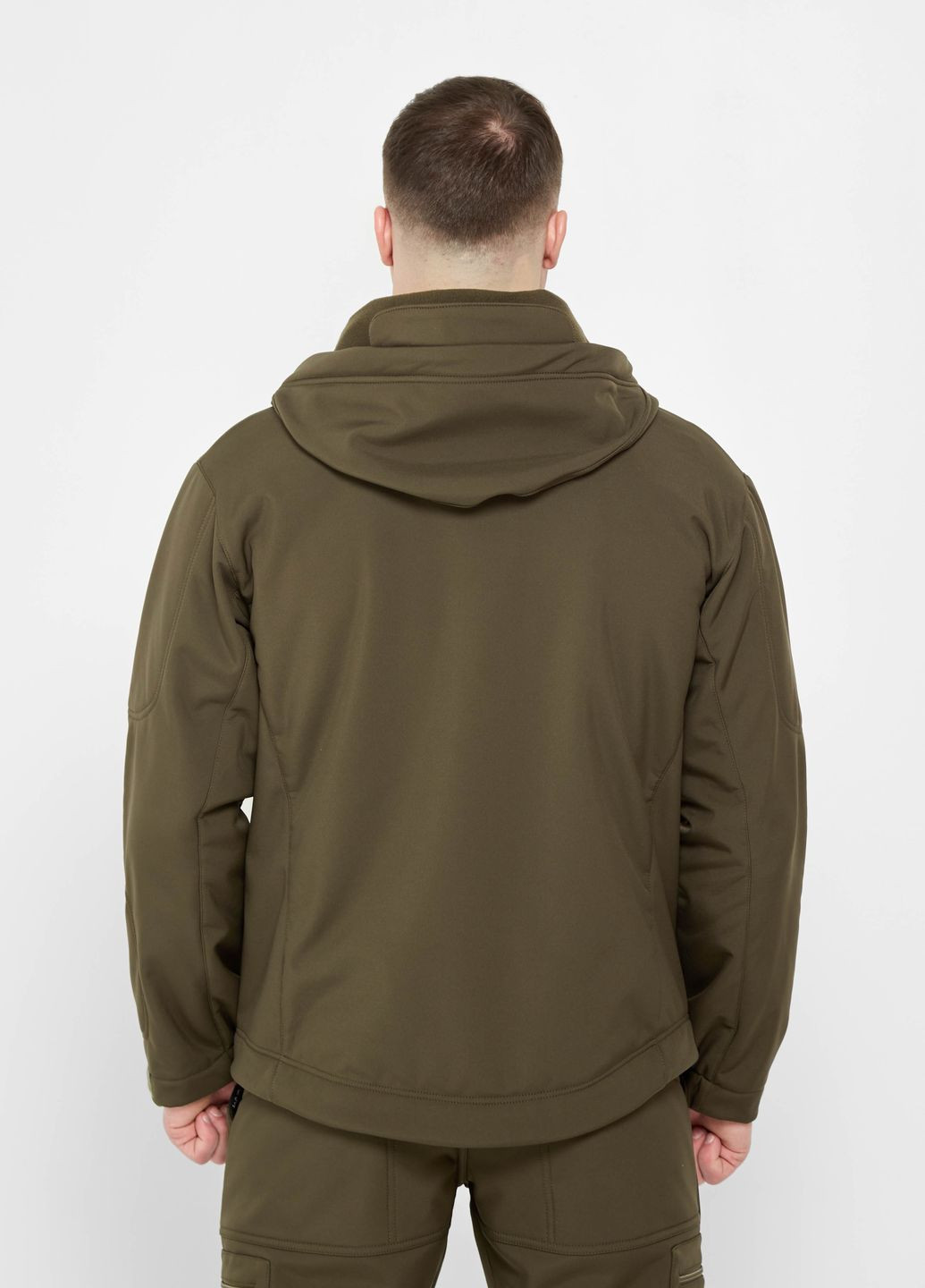 Оливковий демісезонний чоловічий костюм демісезонний олива UKM Softshell 2.0