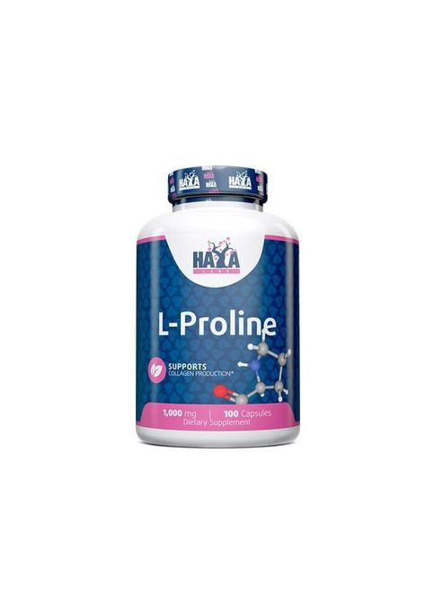 L-пролин L-Proline 1000 mg 100 caps Haya Labs (285786159)