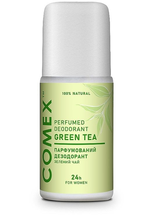 Дезодорант натуральний "Зелений чай" 24H 50ml (1106277-31015641) Comex (368866024)