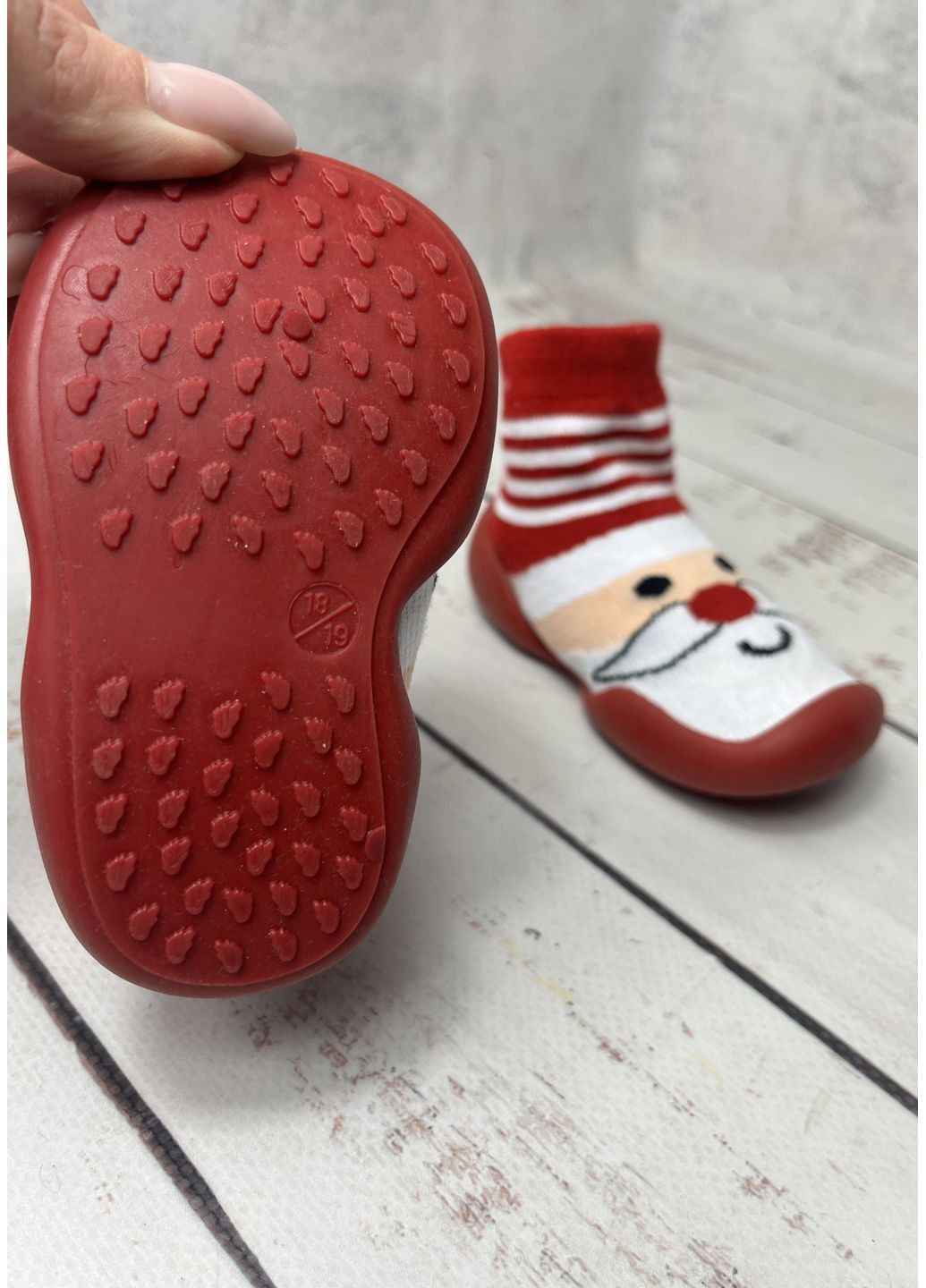Капці-шкарпетки дитячі Червоний (244) Lupilu (364927101)