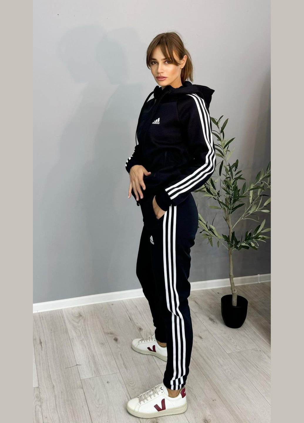 Спортивный костюм Adidas на ФЛИСЕ ❄️❄️❄️ No Brand (307085905)