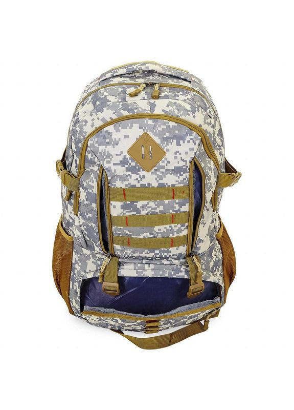 Рюкзак туристический бескаркасный 26 литров (полиэстер, нейлон, размер 50х34х15см, Камуфляж пиксель ACUPAT) Record (361436526)