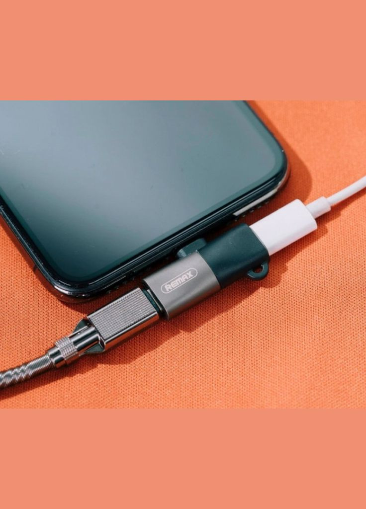 Переходник RL-LA09i с Lightning (Iphone) на зарядку (Lightning) и аудио (Lightning) / Remax (335257490)