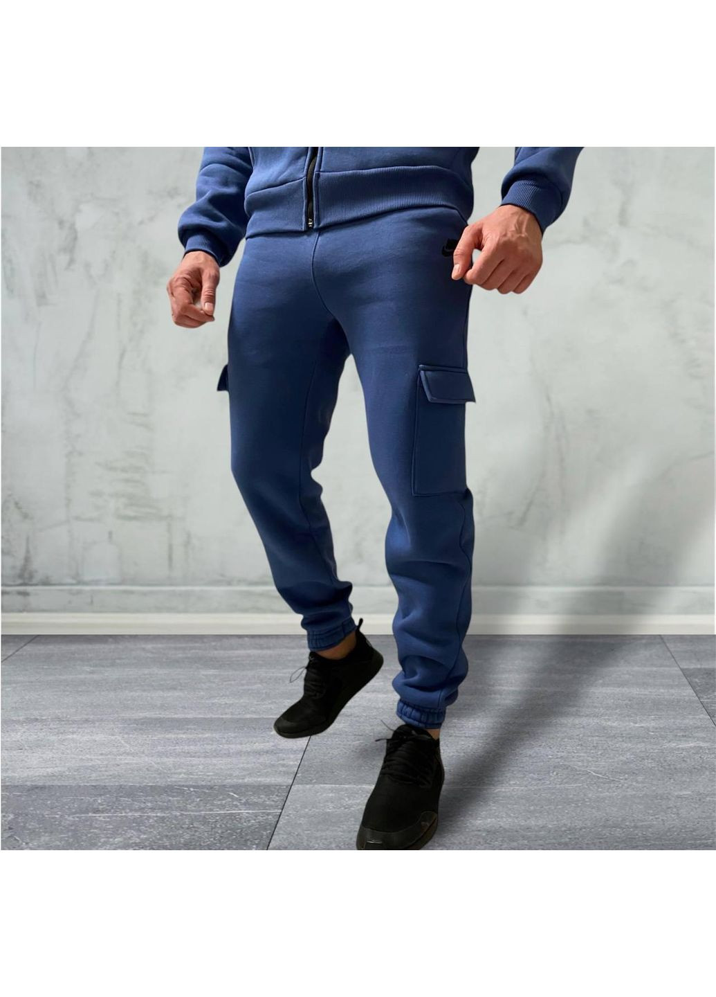 Теплий спортивний чоловічий костюм Nike (369926846)