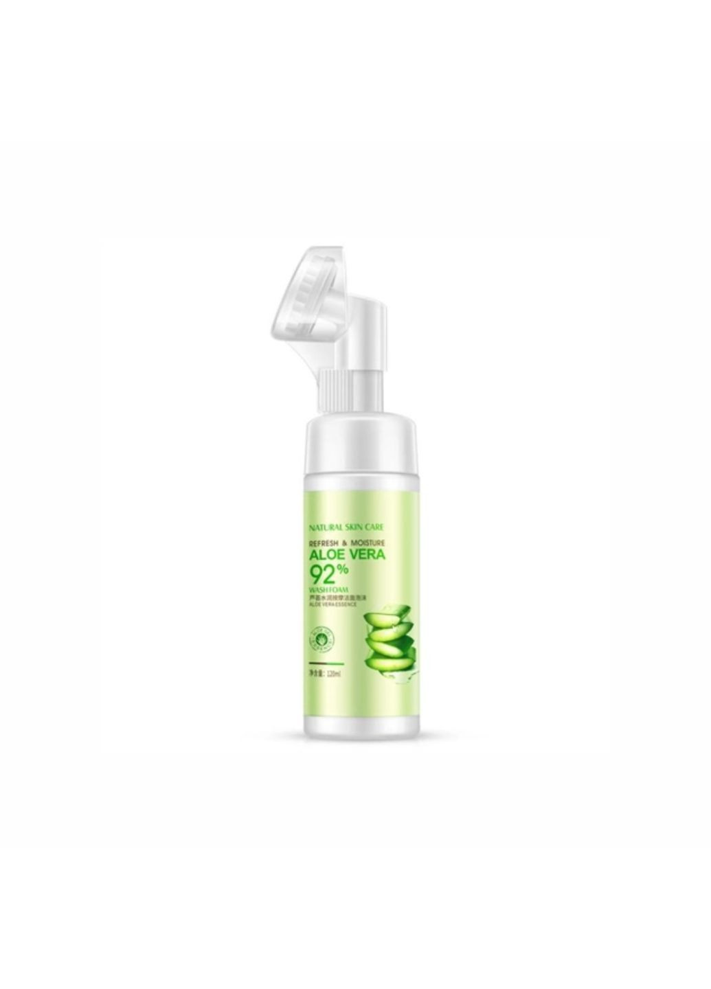 Очищувальна пінка для вмивання зі щіточкою з екстрактом алое вера, 120 мл Bioaqua (293175054)