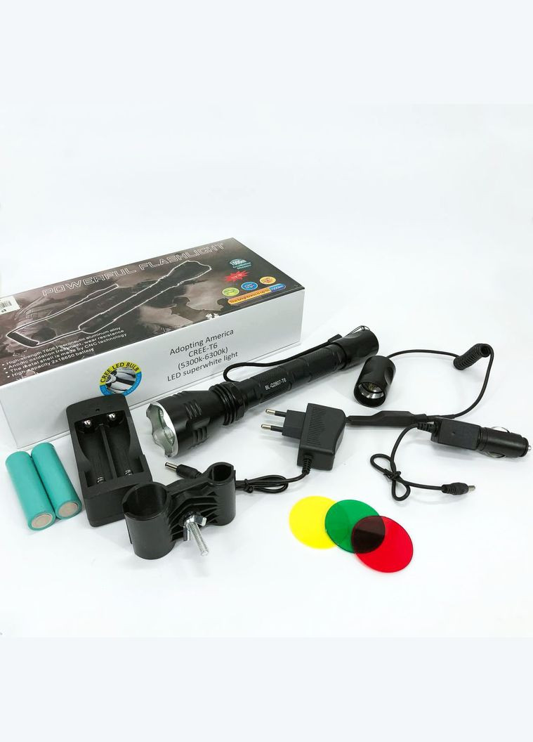 Тактический подствольный фонарь для охоты Q2807-T6, фонарь ручной тактический, водонепроницаемый Police (370549026)