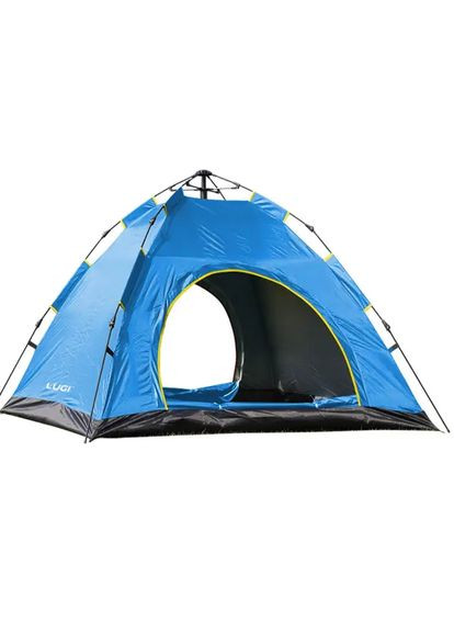 Намет кемпінговий 2 на 2 метри автоматичний для риболовлі походу туристичний LU-019BL Блакитний (A-034355) LUGI (341534924)