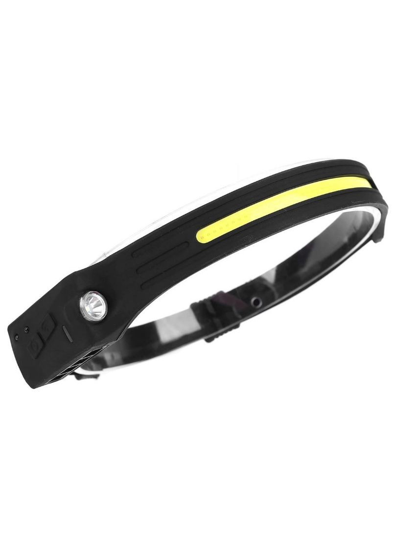 Налобный аккумуляторный фонарик BL-G28 XPE+COB USB с датчиком движения (1756375758) Bailong (335237548)