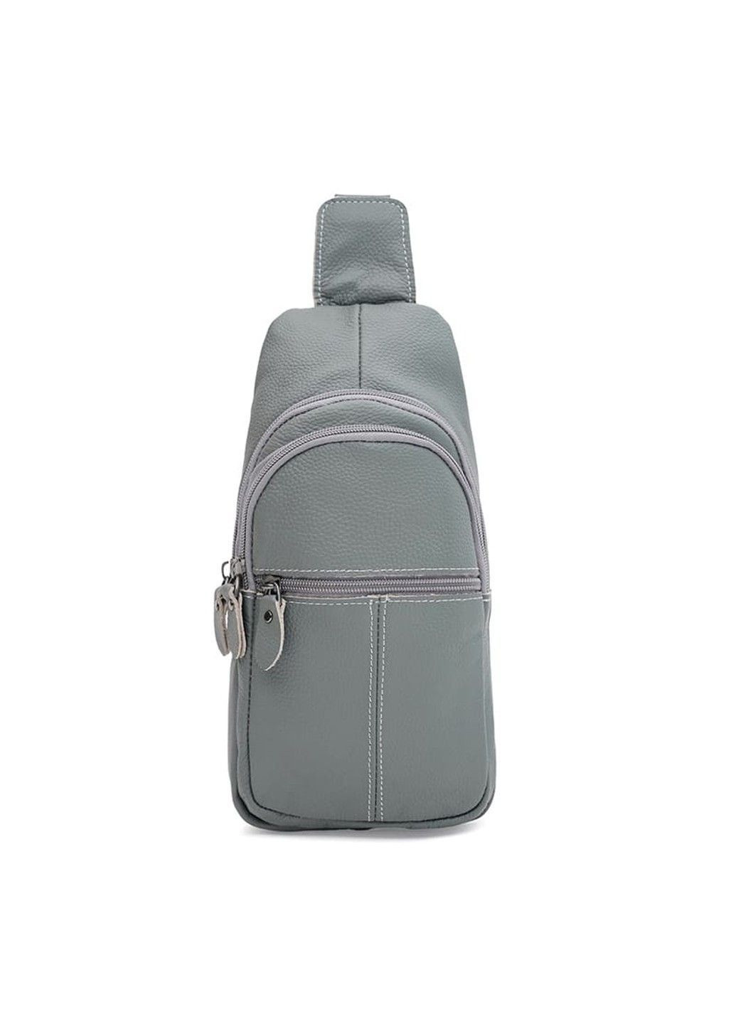 Шкіряний жіночий рюкзак K16615gr-gray Borsa Leather (367992117)