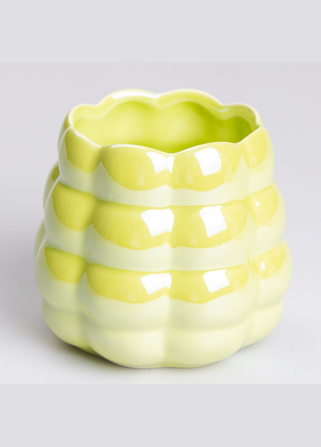 Набір десертних виделок та ложок з керамічною підставкою, зелений Yiwu (323446247)