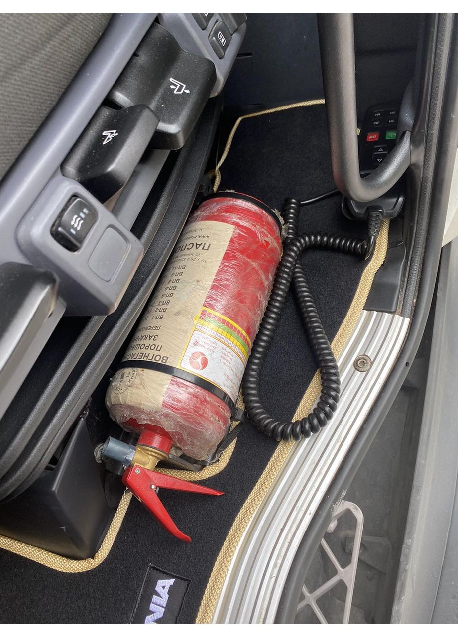 Ворсові килимки в салон для Scania Streemline без вогнегасника Beltex (360614524)