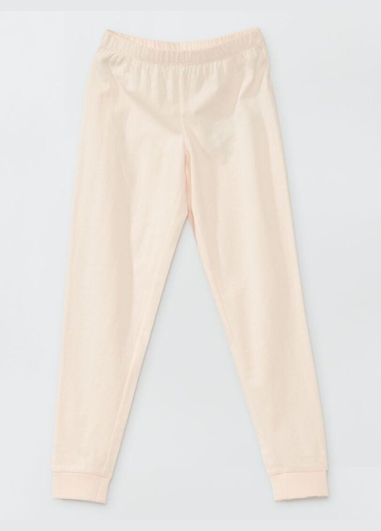 Светло-розовые демисезонные брюки Kiabi