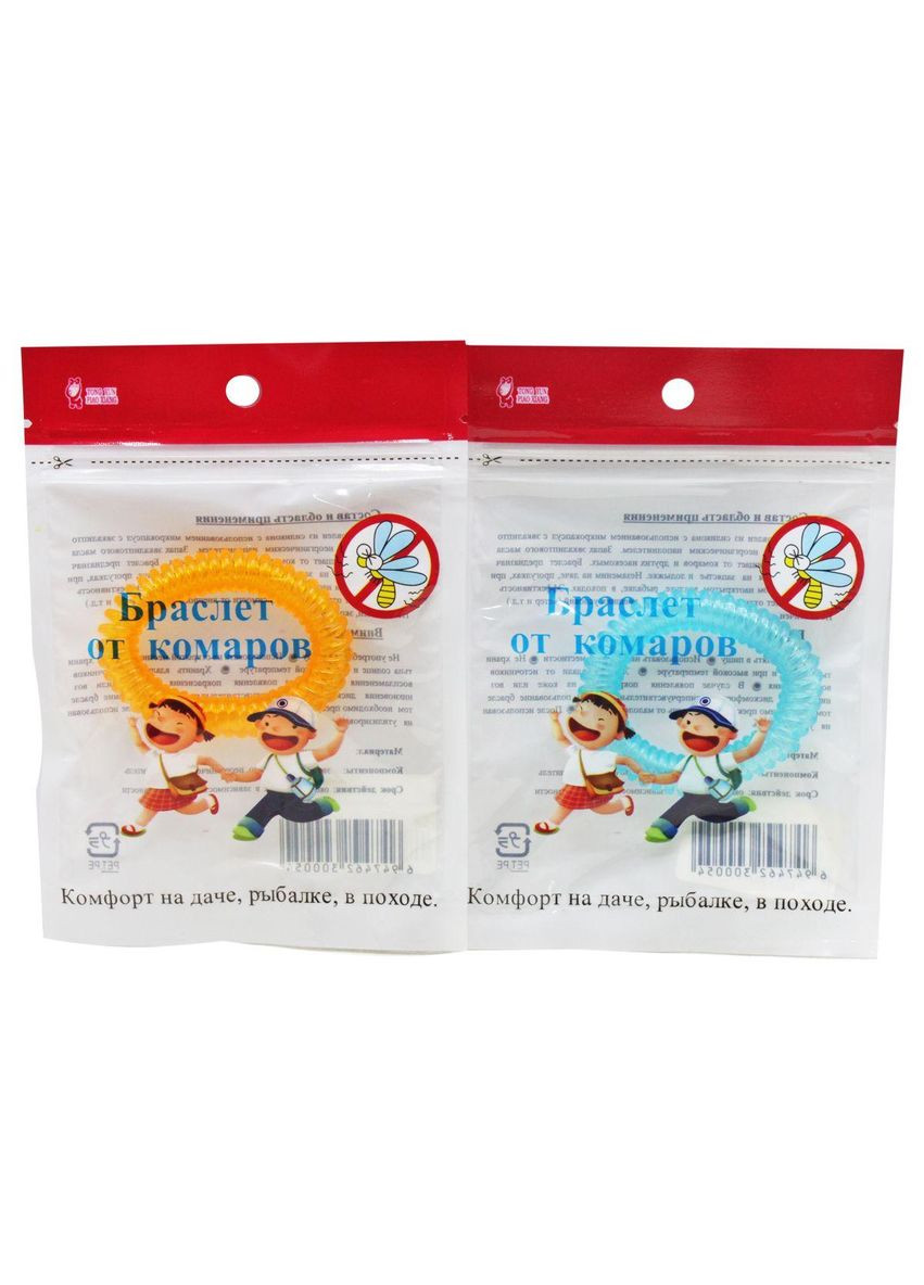 Браслет від комарів Спіраль, дитячий, силікон (4-7) MIC (362426709)