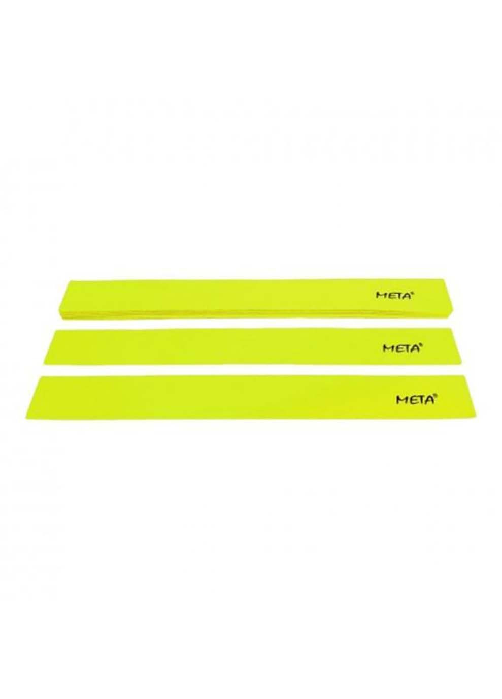 Набор плоских фишек Flat Line Marker Set of 10 зеленый Уни 5,5х50 см Meta (302290792)