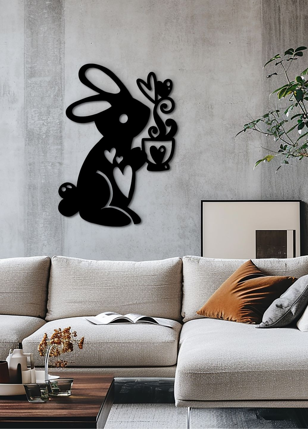 Сучасна картина на кухню, декор для кімнати "Сонячний зайчик", оригінальний подарунок 60х45 см Woodyard (291842498)