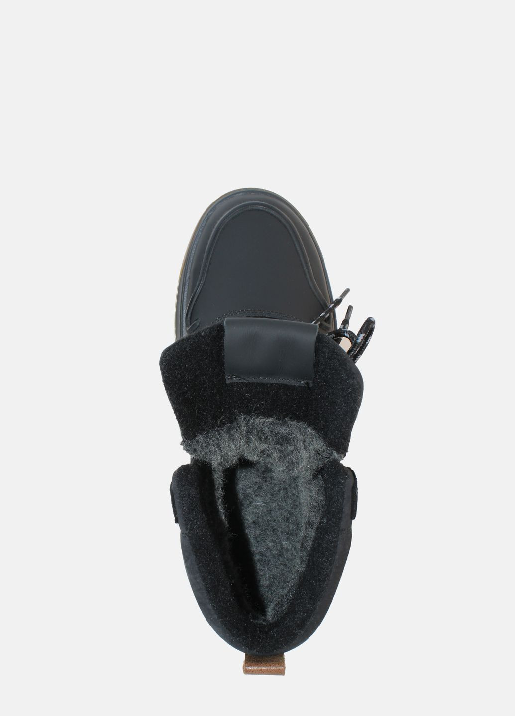 Черные зимние ботинки k63чд черный Morichetti