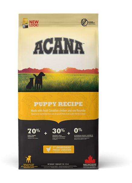 Сухой корм для собак Puppy Recipe для щенков всех пород 17 кг (a50017) Acana (314710194)