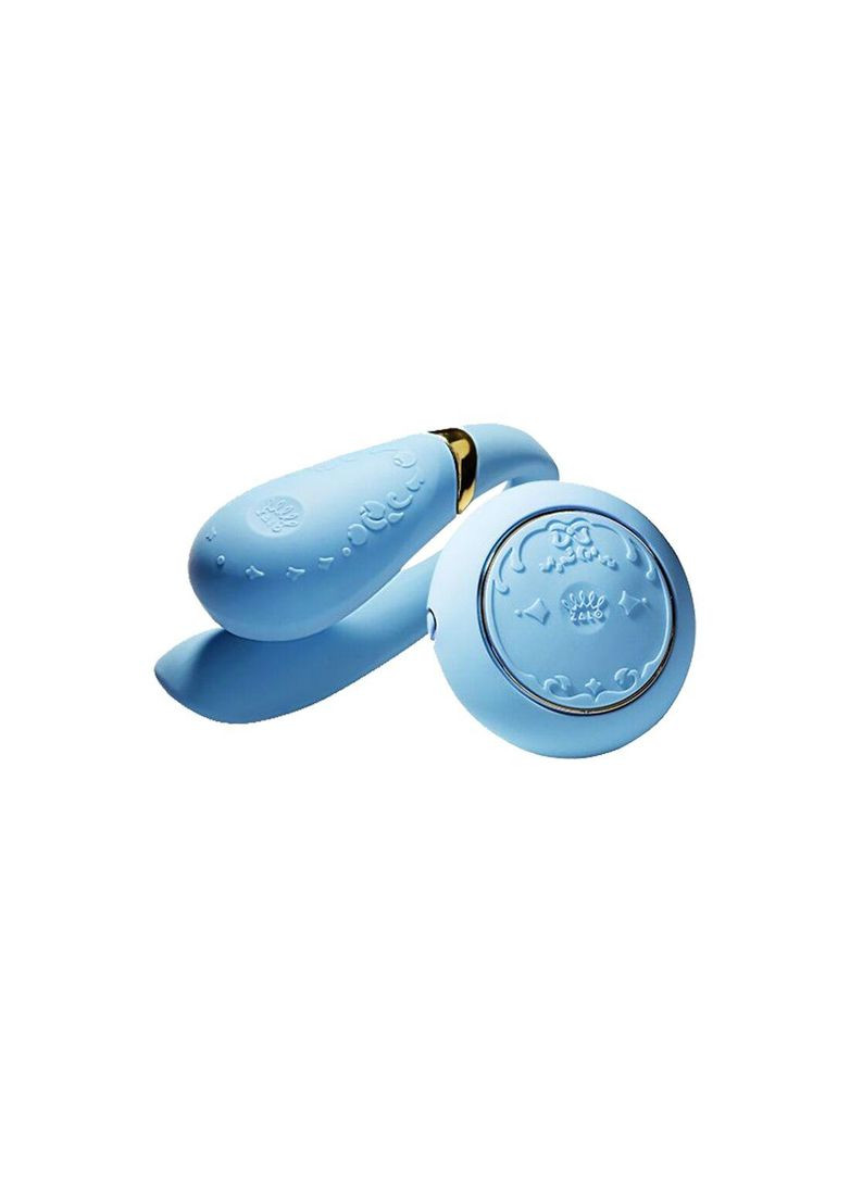 Смартвібратор для пар Fanfan set Royal Blue, пульт ДК Zalo (371389696)