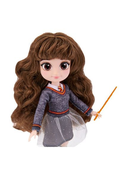 Коллекционная кукла Гермиона 20 см из Гарри Поттера с длинными волосами и волшебной палочкой для девочек Harry Potter (322777137)