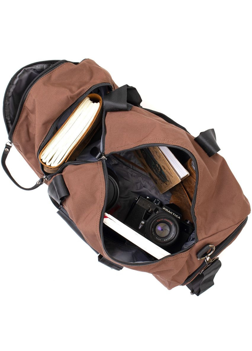 Спортивна сумка текстильна 20643 Коричнева Vintage (366881024)