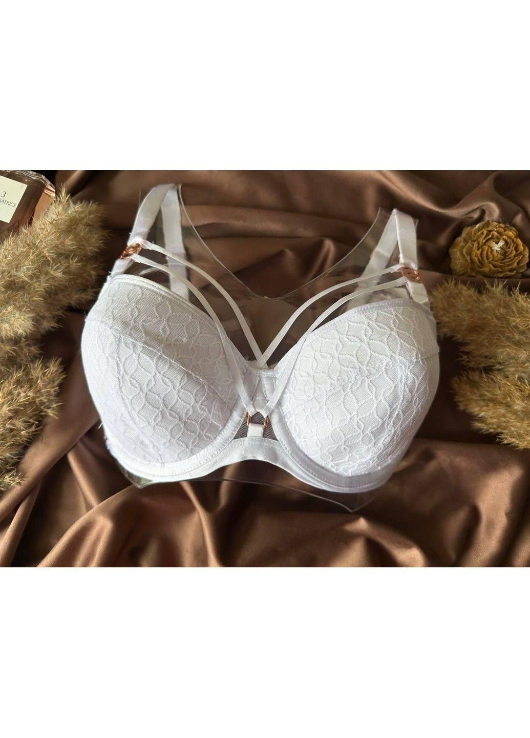 Білий бюстгальтер напівм’який поролон l1102 білий Lanny Mode