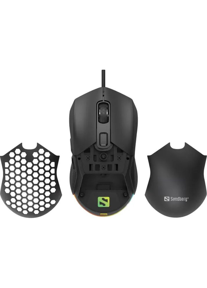 Миша FlexCover 6D Gamer Mouse RGB Black (640-28) Sandberg (317319481)