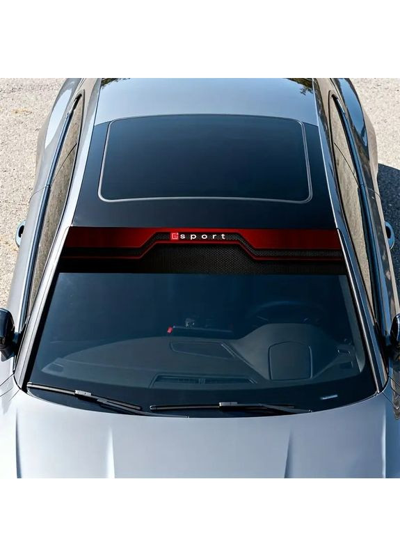 Наклейка на лобовое стекло авто 3D TUNING STUDIO Спорт 1350х200х0.15мм No Brand (369144492)