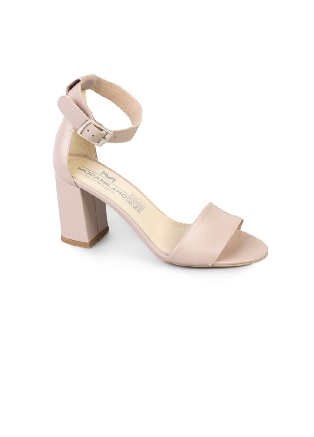 Бежевые босоножки женские бренда 8301693_(1) ModaMilano на кнопках