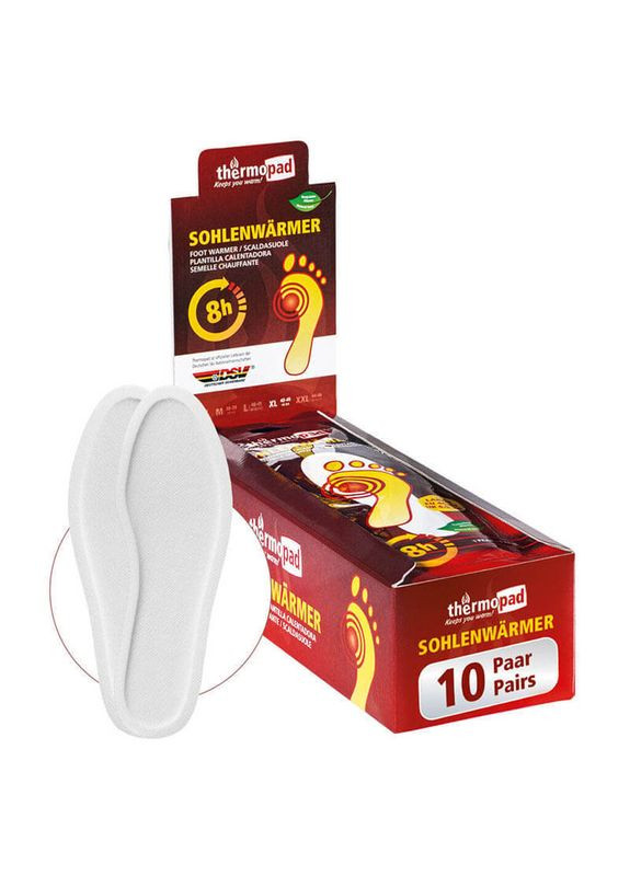 Набор химических грелок-потолков Foot Warmer 10 пар 42-43 XL (TPD 78194) Thermopad (324265779)