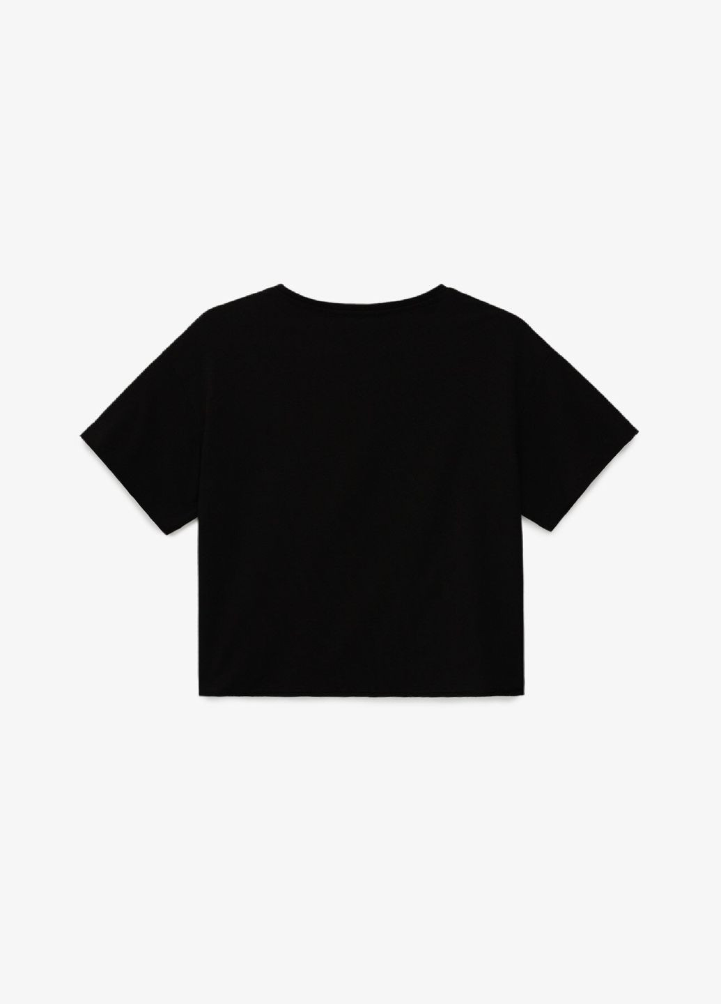 Черная летняя футболка с принтом для девочки 5252 146 см черный shop (2000990939708) Viollen