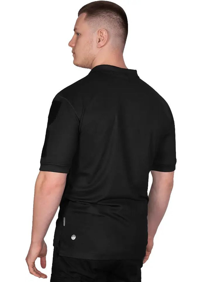 Чорна футболка paladin coolpass pique lt чорний Camotec