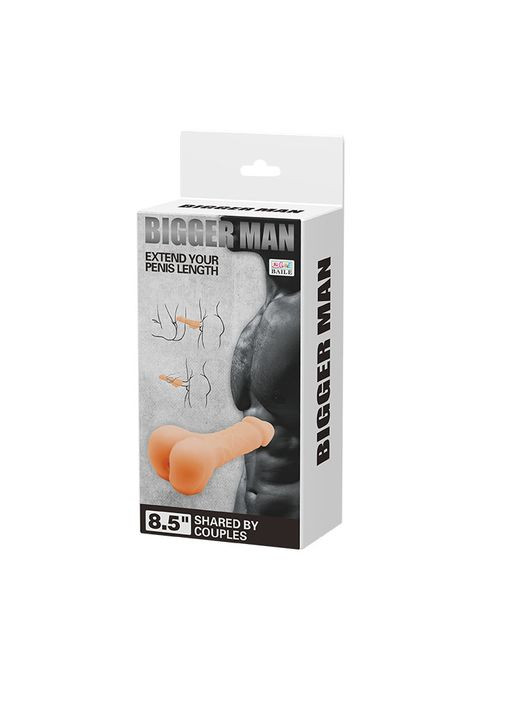 Насадка на член/мастурбатор — Bigger Man Penis Sleeve 8.5" LyBaile (335863194)