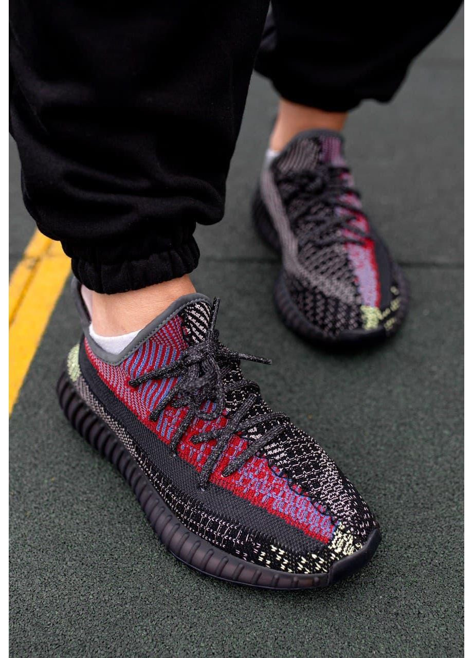 КРОССОВКИ ЖЕНСКИЕ ADIDAS YEEZY BOOST 350 V2 HOLIDAY АДИДАС ИЗИ БУСТ No Brand чёрные демисезоны (367172166)