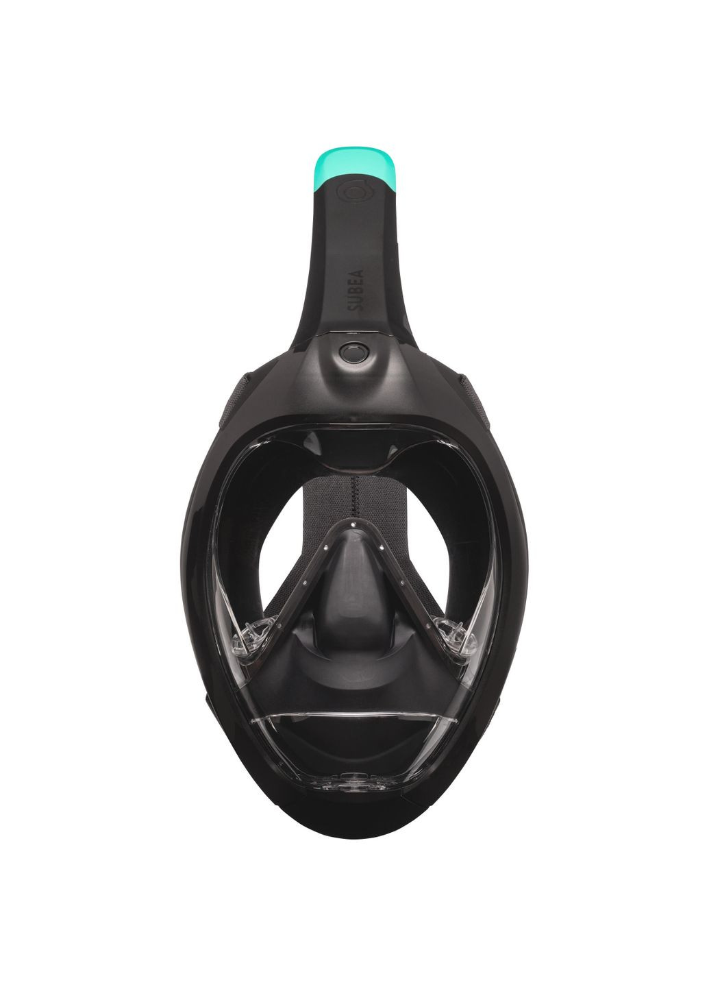 Полнолицевая Маска для Плавания, Ныряния, Снорклинга Мягкая Носовая Часть Easybreath 900 S/M Черный Subea (336550183)