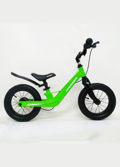 Дитячий велобіг магнезієвий дитячий беговел зелений Hammer (332987205)