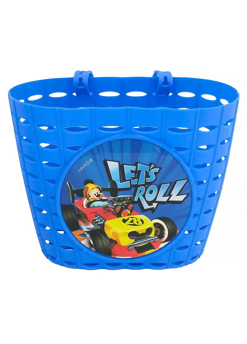 Кошик передній Mendelli 12" Let's Roll пластик, синій (KOS056) No Brand (370285259)