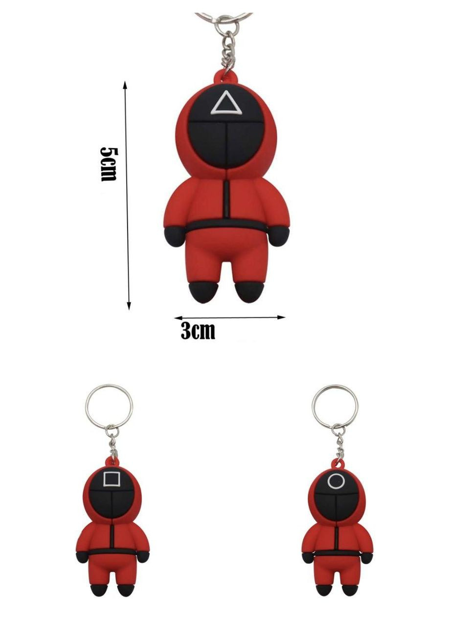 Силиконовый брелок "Игра в кальмара" – Охранник No Brand (333164055)