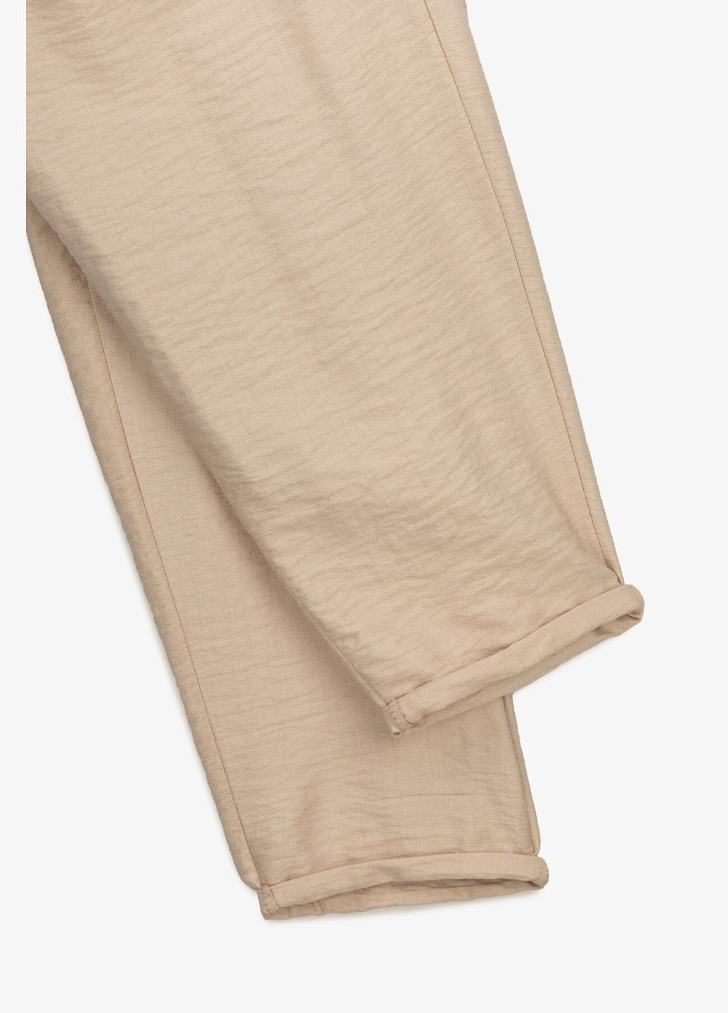 Брюки однотонные женские 2006-K Бежевый shop (2000990556844) On me МОМ (369608966)