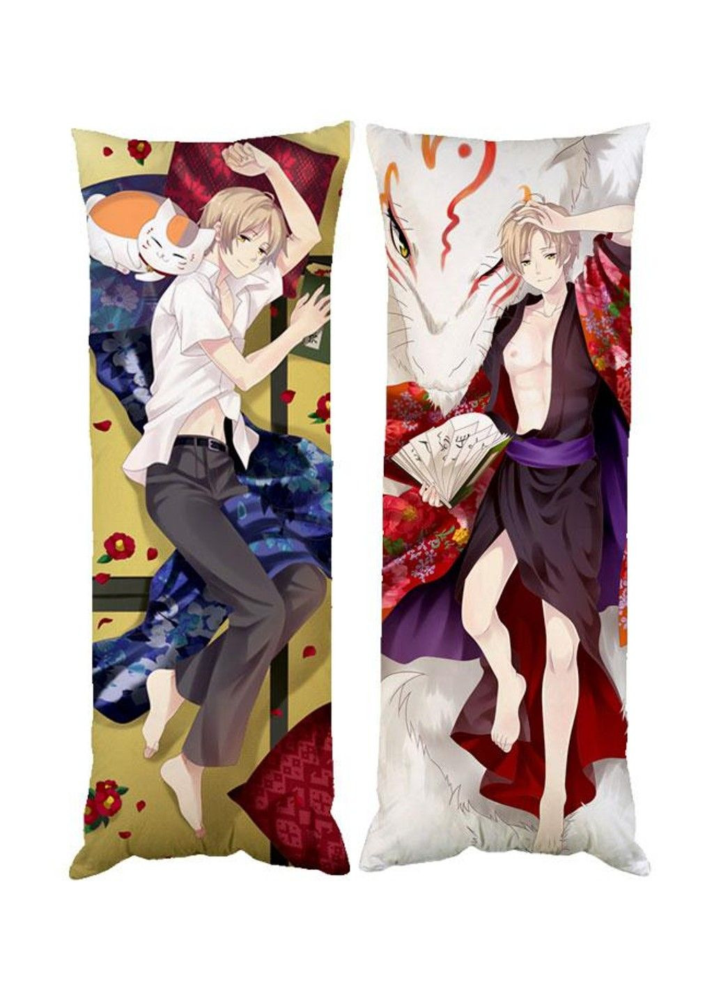 Подушка дакімакура Нянко Сенсей Зошит Дружби Нацуме декоративна ростова подушка для обіймання двостороння No Brand (329433294)
