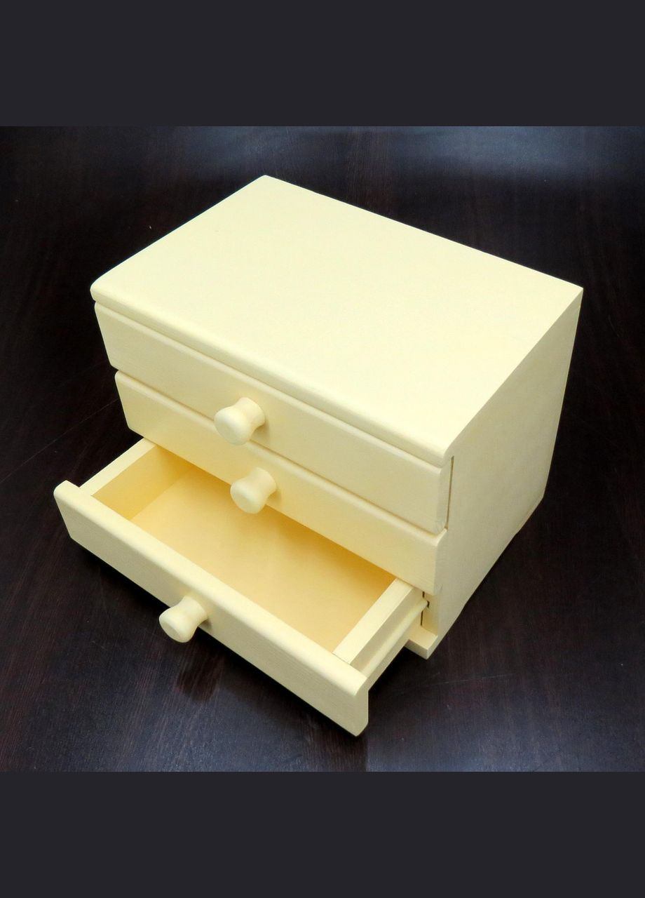 Мини-комод из дерева Джоржтаун лимонад (МНК-000351) No Brand (328224674)