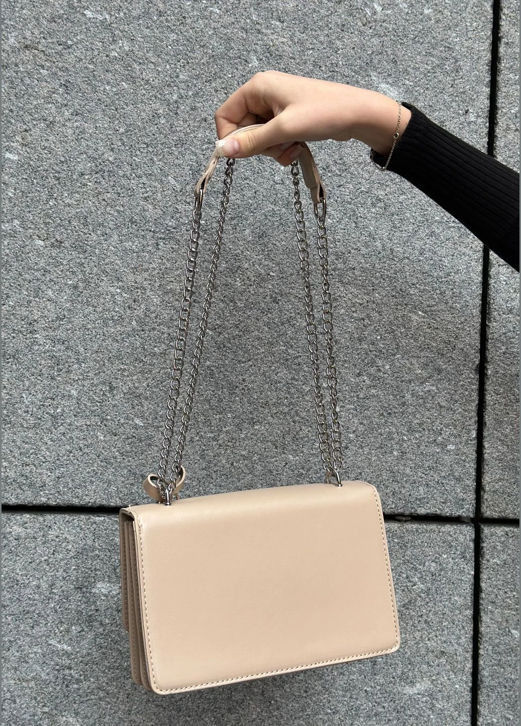 Жіноча сумка YSL крос-боді бежева No Brand (302973216)
