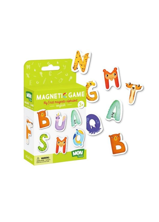 Дитячий набір магнітів "Магнітні літери. Англійська" 200210 Mon Game (367968923)