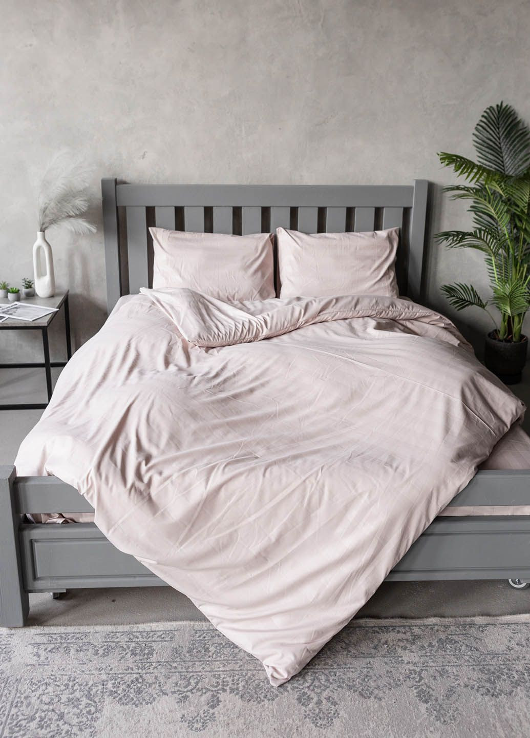 Комплект постельного белья на резинке Страйп (полуторный) Homedec - (352477649)