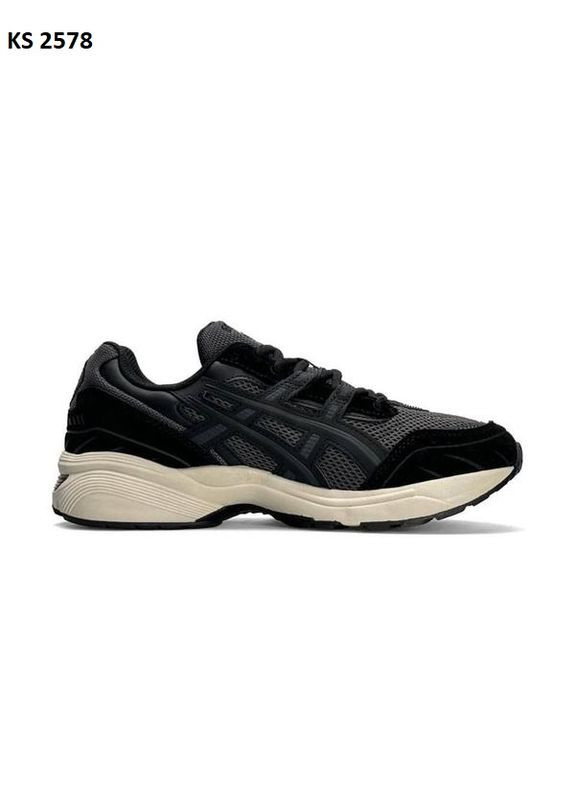 Черные демисезонные кроссовки мужские asics gel-1090 black white асикс гель 1090 No Brand