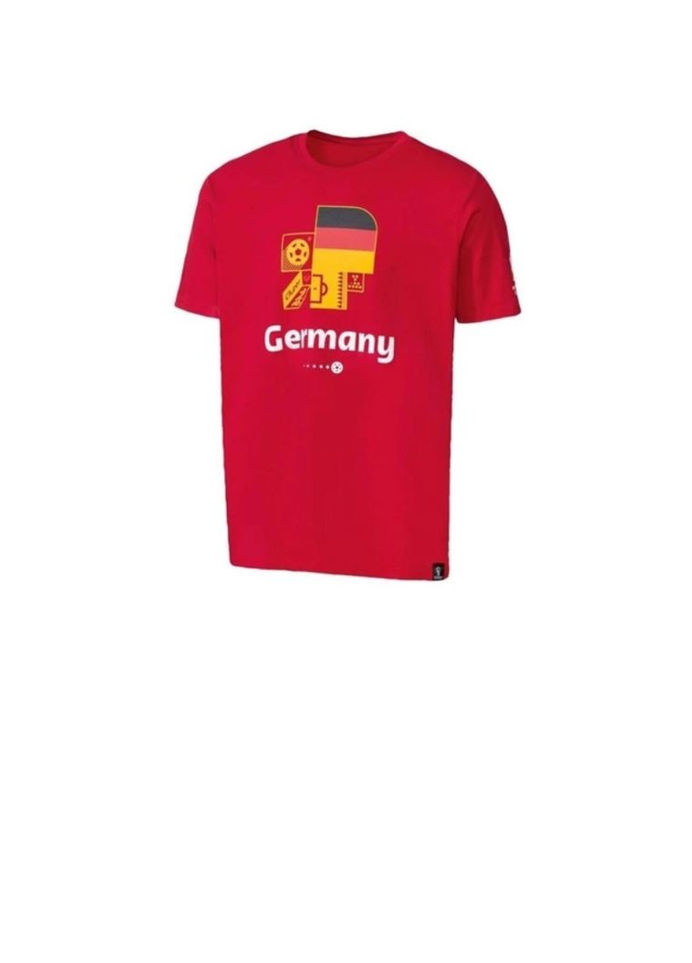 Красная футболка fifa lidl германия Livergy