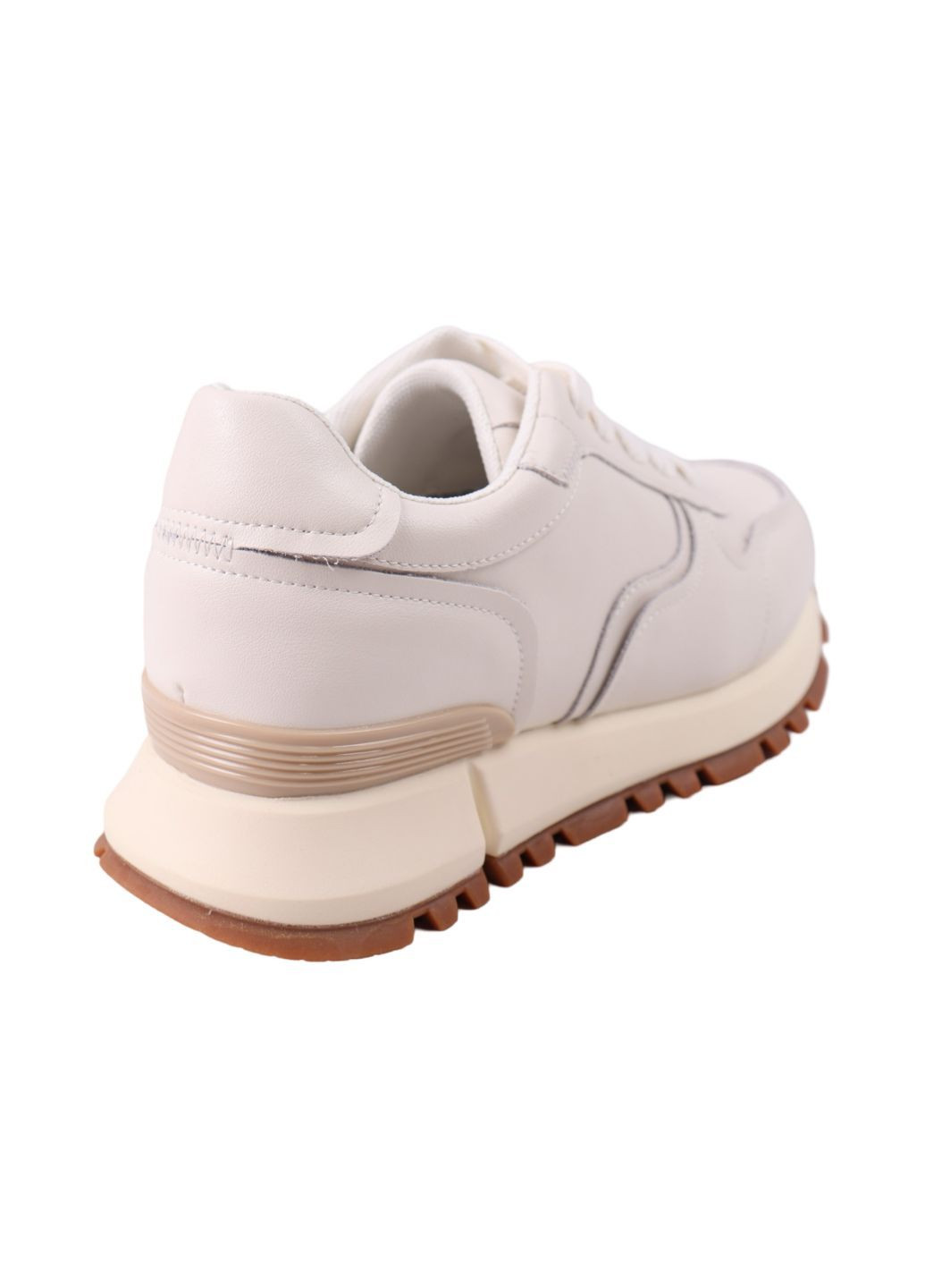 Кросівки жіночі молочні натуральна шкіра FARINNI 662-24DK білі (302715404)