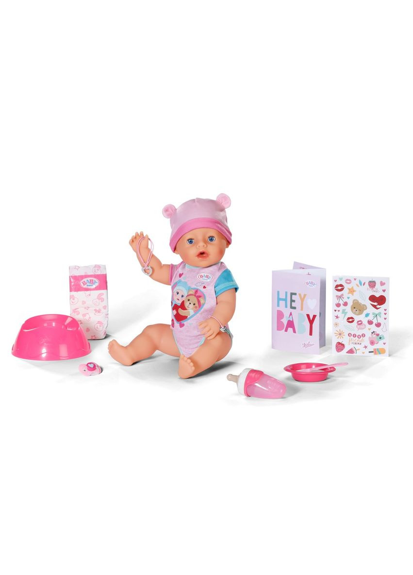Кукла пупс Очаровательная Эмма с аксессуарами 43 см интерактивная имеет подвижные ручки и ножки BABY born (324260196)