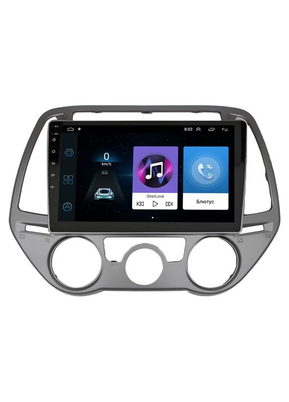Штатная магнитола 9" для Hyundai i20 I Рестайлинг 2012-2014 Base 1/16 WiFi GPS Хюндай 2шт Lesko (336202651)